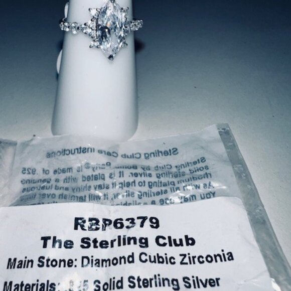 STERLING SILVER SIZE 6 RINGS - Picture 3 of 4